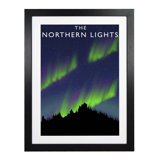 The Northen Lights by Richard O'Neil - Graphic Art on Paper