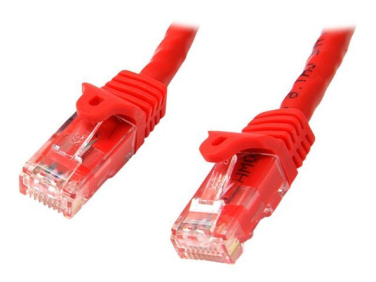 15m Red Gigabit Snagless RJ45 UTP Cat6 Patch Cable - 15 m Patch Cord