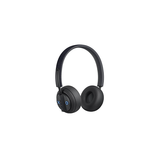 Jam Out There Active Noise Cancelling On-Ear Bluetooth Headphones, 40mm Drivers, 17 Hour Playtime, 15 Metre Range, Hands Calling, IPX4 Sweat and Rain