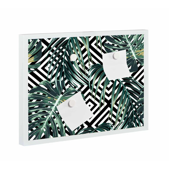 Palm Tree and Measures Magnetic Wall Mounted Photo Memo Board