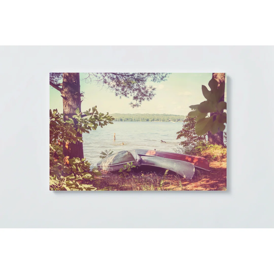 Boats on Magnetic Wall Mounted Cork Board