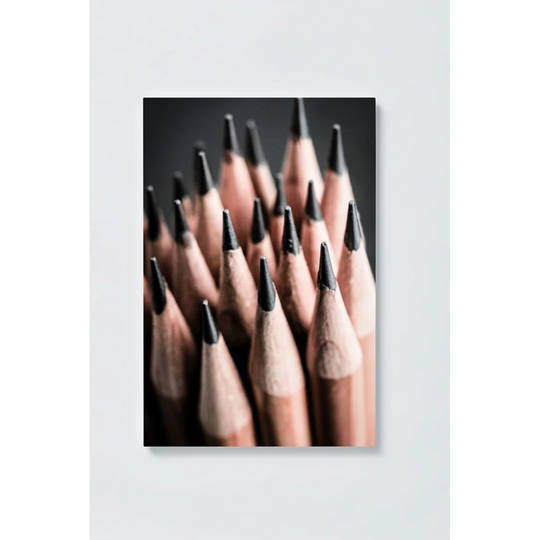 Pencil Motif Magnetic Wall Mounted Cork Board