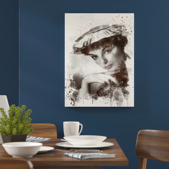 'Joan Collins' Graphic Art Print Poster