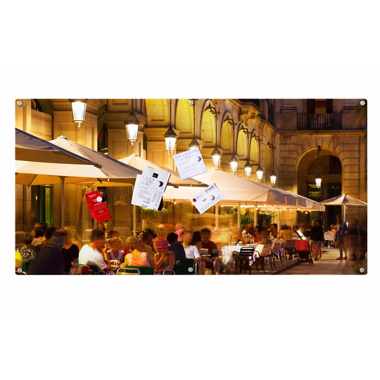 Old Town Magnetic Wall Mounted Photo Memo Board