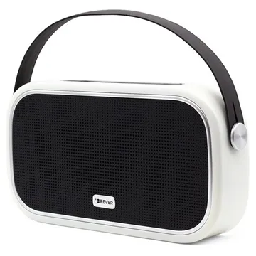 Forever UniQ BS-660 Bluetooth Speaker - 10W - White / Black