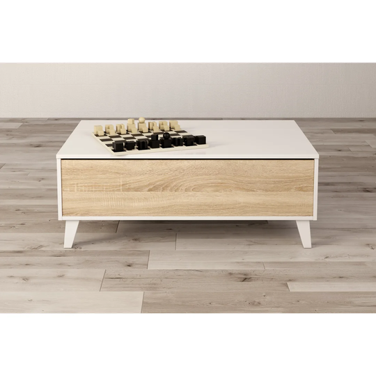 Middlefield Lift Top 4 Legs Coffee Table with Storage
