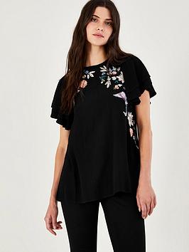 Monsoon Esther Sustainable Embroidered Tshirt