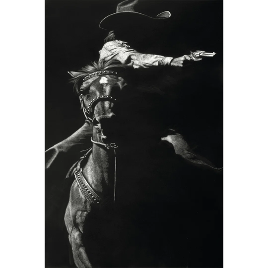 Getaway Vehicle I - Wrapped Canvas Photograph