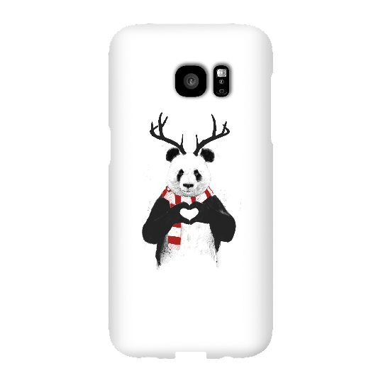 Balazs Solti Winter Panda Phone Case for iPhone and Android - Samsung S7 Edge - Snap Case - Gloss