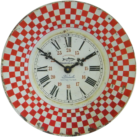 36cm French Marseille Wall Clock