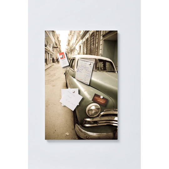 Cuba Magnetic Wall Mounted Cork Board