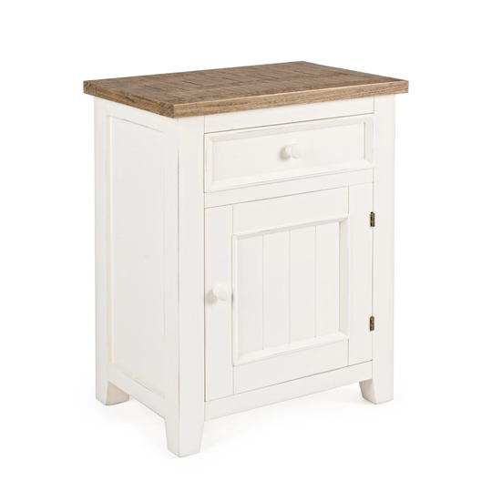 Brigida 1 Drawer Bedside Table