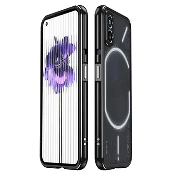 Polar Lights Style Nothing Phone (1) Metal Bumper - Black