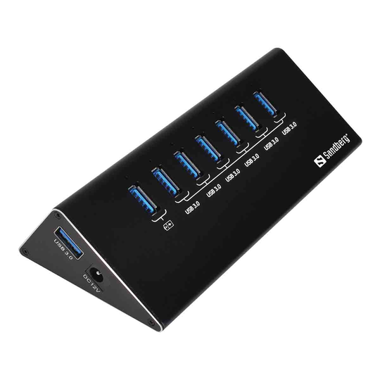 Sandberg USB 3.0 Hub 6+1 ports