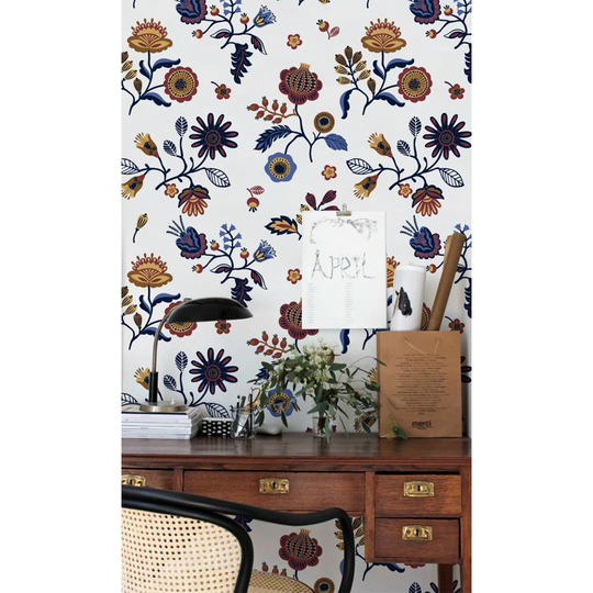 Walllpaper Roll 360X250cm Wallpaper Material With Print Mural Decoration Kitchen Livingroom Bedroom - Abstract Floral Geometric