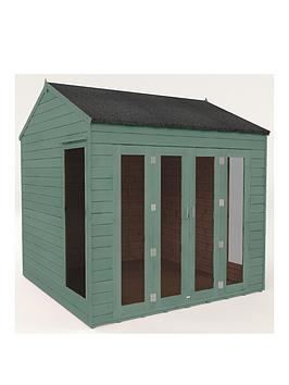 Mercia 8 X 8Ft Vermont Summerhouse Pre-Painted With Installation