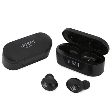 Guess GUTWST31EK Classic Logo TWS Earphones - Black