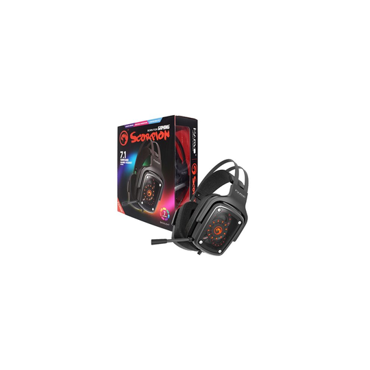 Marvo Scorpion HG9046 7.1 True Surround Sound 7 Colour LED Gaming Headset