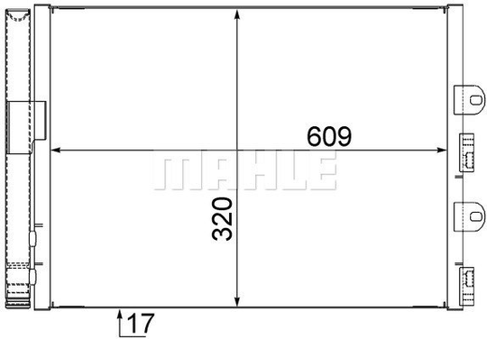 Condenser Air Conditioning 8FC351309-081 by BEHR
