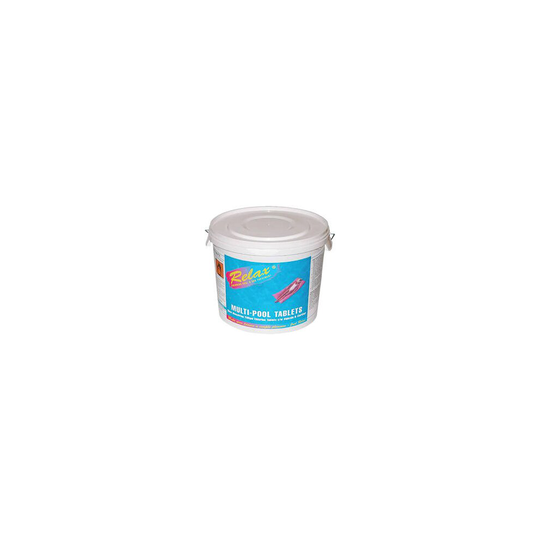 Relax 5Kg Multi-Chlorine Tablets Large 200g Swimming Pool Sanitiser