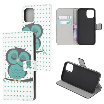 Style Series iPhone 13 Mini Wallet Case - Owl