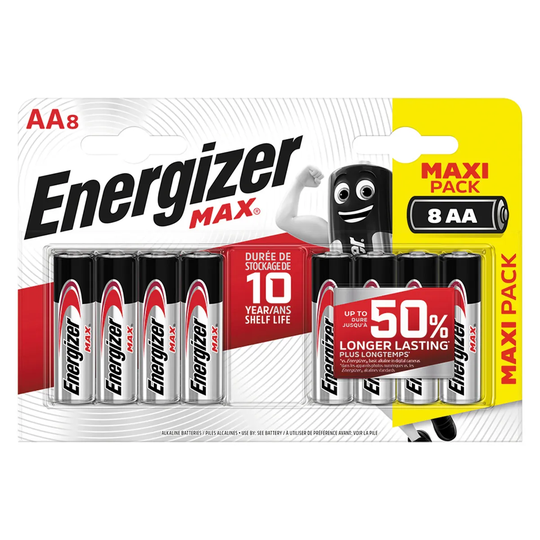 Energizer Max AA Batteries - 8 Pack