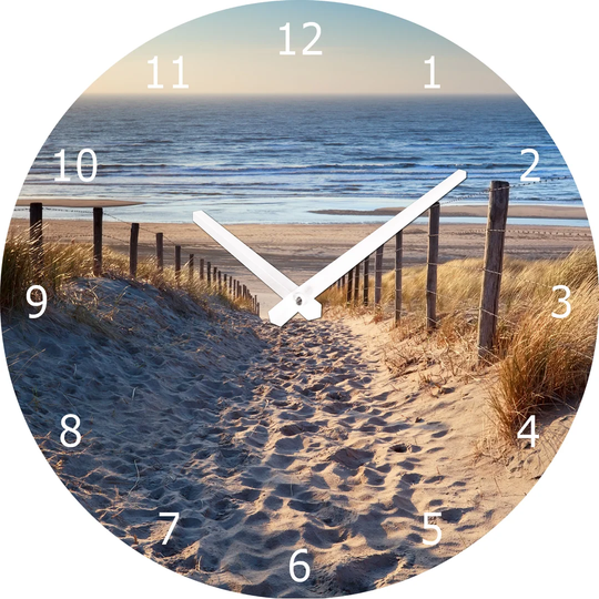 Beach Path 25cm Wall Clock