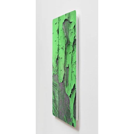 Backlight wall art, M87 wood, vintage metal motif, 60 x 120cm, on a magnetic board