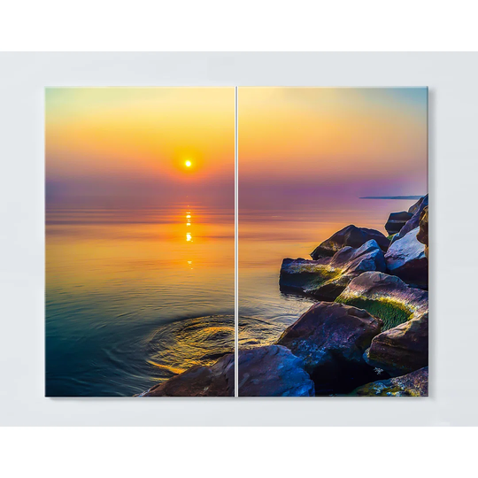 Sunset Magnetic Magnetic Wall Mounted Cork Board