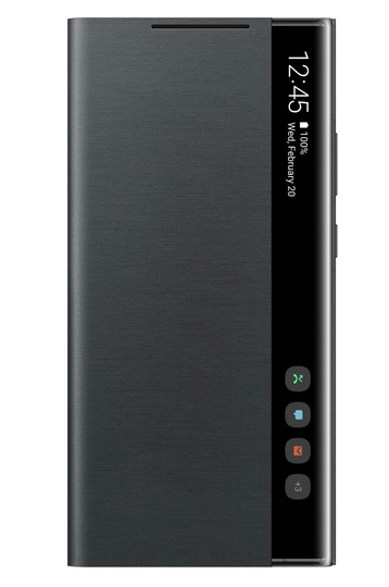 Samsung Note20 Ultra Clear View Cover - Mystic Black