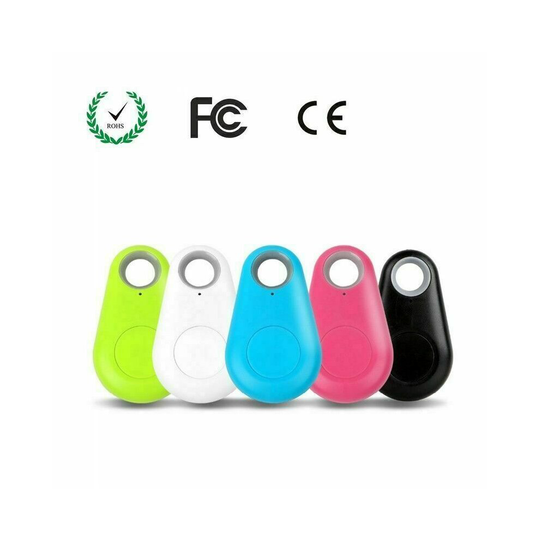 (Blue) Smart Mini Waterproof Bluetooth GPS Tracker for Pet Dog Cat Keys Wallet Bag Kids