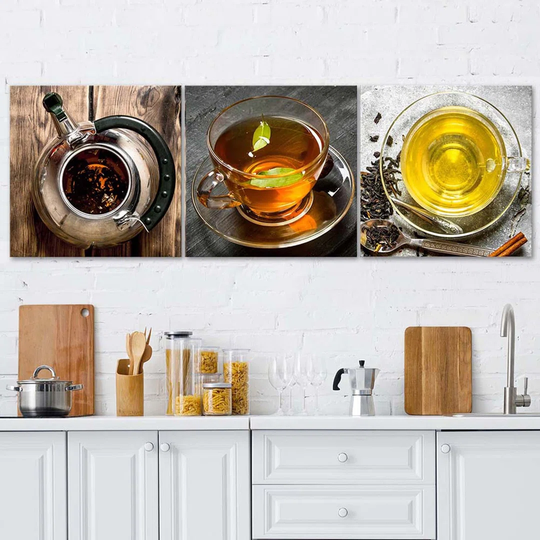 Canvas Print Tea Set
