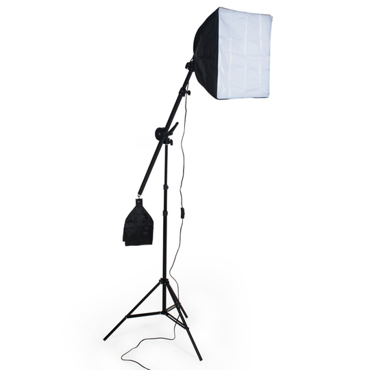 tectake Photography lighting + softbox model 2 - studio lights, softbox, studio lighting photography - black