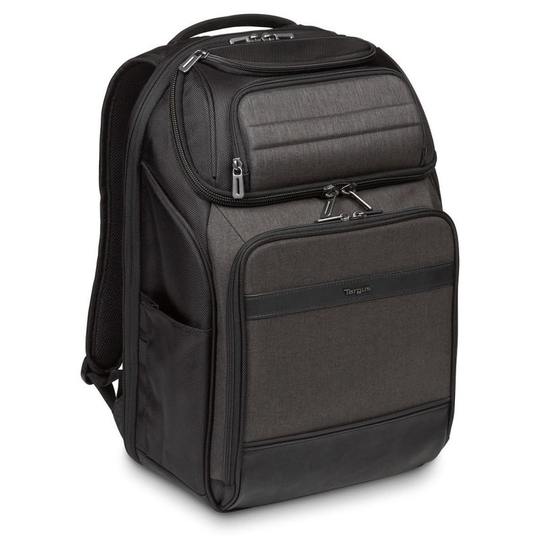 Targus CitySmart 12.5 13 13.3 14 15 15.6" Professional Laptop Backpack - Black/Grey