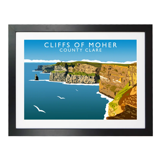 Cliffs of Moher by Richard O'Neil - Graphic Art Print on Paper