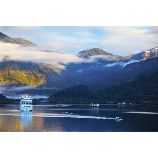 Tourist Boat In Fjord