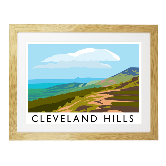 Cleveland Hills 2 by Richard O'Neil - Graphic Art Print on Paper