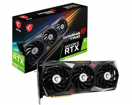 MSI GeForce RTX 3070 GAMING Z TRIO 8GB LHR Graphics Card