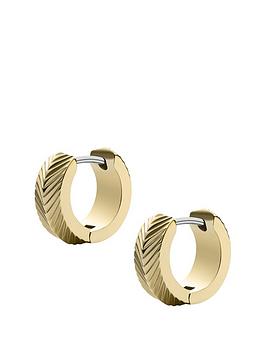 Fossil Sadie Ladies Hoop Earrings Stainless Steel