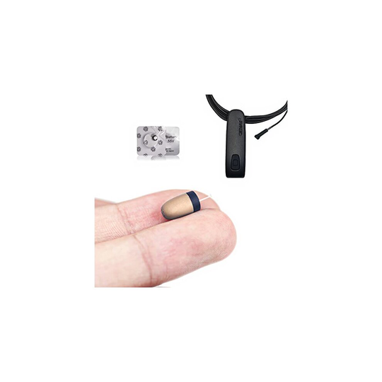 Spy Earpieces PingaOculto Wireless Mini Hidden Headset Invisible Hearing In Ear with Microphone for Phone Call and Recordings Vip Pro (Spy Earpi