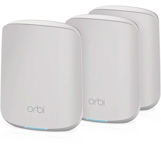NETGEAR Orbi WIFi 6 Mesh System AX1800 ( RBK353) 1 Router with 2 Satellite Extenders