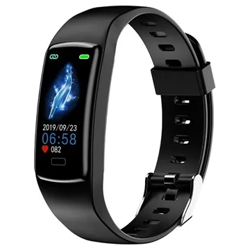 Sports Bluetooth Activity Tracker H01C - Black
