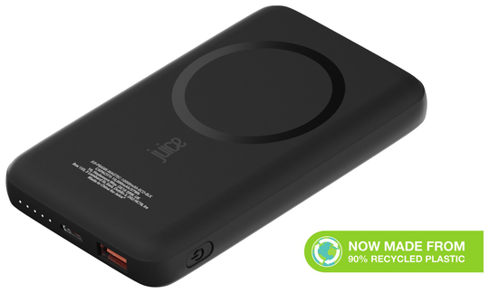 Juice MagTec 3 10000mAh Wireless Portable Power Bank - Black