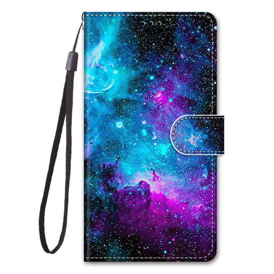 iPhone XS Case Pattern Cover Folio with kickstand and card holder