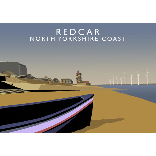 Redcar by Richard O'Neil - Graphic Art Print on Paper
