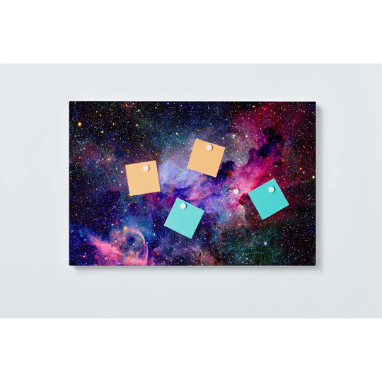 Space Magnetic Wall Mounted Cork Board