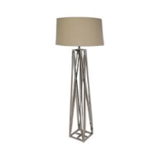 136cm Taupe Novelty Floor and Table Lamp Set