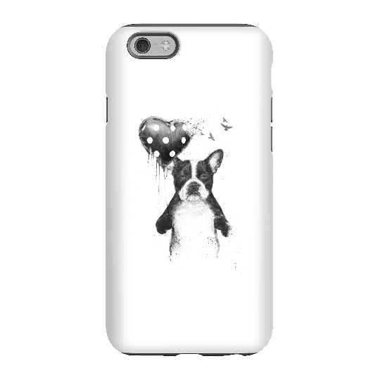 Balazs Solti Bulldog And Balloon Phone Case for iPhone and Android - iPhone 6 - Tough Case - Gloss