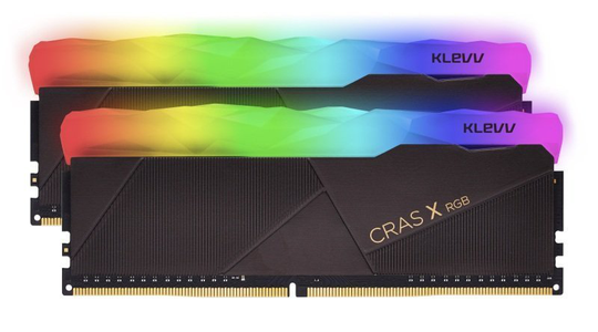 KLEVV 16GB Kit (2X8GB) CRAS X RGB GAMING DDR4 3600MHZ PC4-28800 1.35V CL18