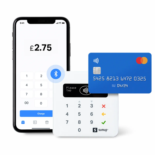 SumUp Air Contactless Card Reader/Payment Device - White